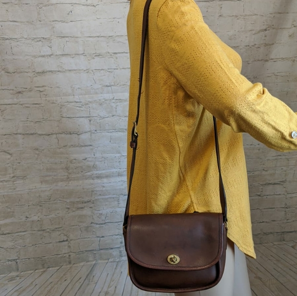 Coach Leather Vintage Crossbody Jack Bag